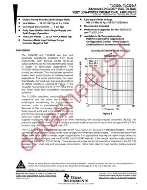 TLC2254AIN datasheet  